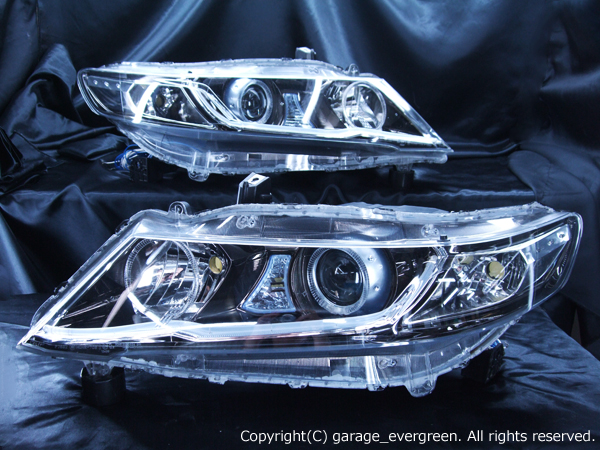 コーティング加工済み ホンダ オデッセイ RB4 左ヘッドランプ HID キセノン スタンレー P7692 33151-SLE-J01 レンズ再生済み RB3 前期