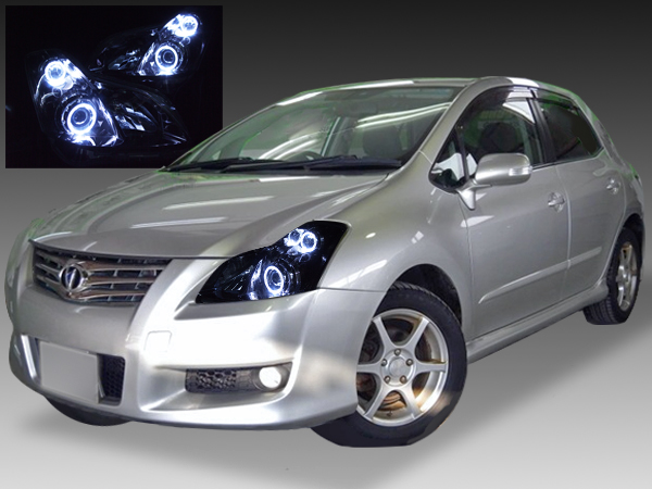 トヨタ ブレイド 前期 純正HID車用 純正ドレスアップヘッドライト 4連高輝度白色LEDイカリング
