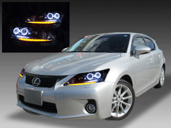 レクサス CT200h 前期 純正LED車用 純正ドレスアップヘッドライト 4連 