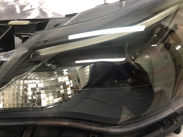 オーダー加工 マセラティ クアトロポルテ（2013.04-） インナー艶消しブラック塗装&レンズコーティング加工済み 仕様 純正加工 ドレスアップヘッドライト