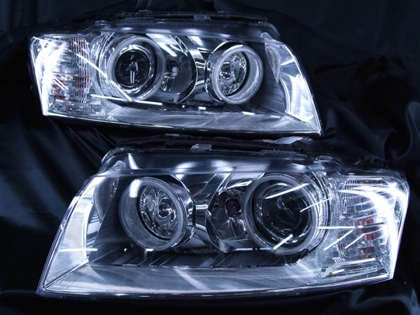 Audi A8 アウディ ヘッドライト 前期/後期 レンズ交換&クリーニング
