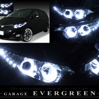 30 40 エスティマ プロジェクター ヘッドライト イカリング ACR MCR 30 40 エスティマ プロジェクター ヘッドライト イカリング ACR