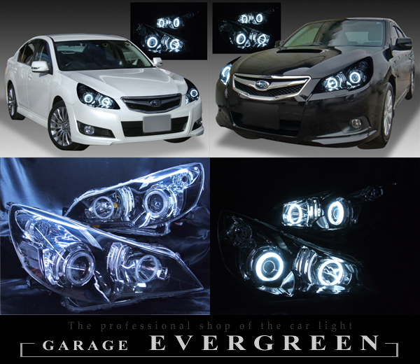 激安速報日本光軸スバル　BM/BR レガシィ ツーリングワゴン/セダン　LEDウインカー　ファイバーLED ヘッドライト　STI B4 LEDテールと テールライト