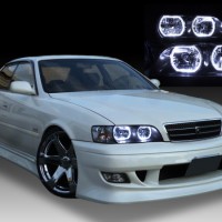 4連高輝度LEDイカリング仕様 純正加工品 JZX100系チェイサー ツアラーV