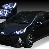 トヨタ アクア 前期 純正LEDロービーム車用 新品ヘッドライト加工