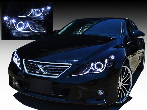 130系 マークX 前期 AFS無車用 純正ドレスアップヘッドライト LED