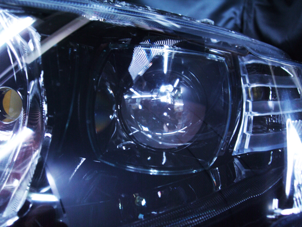 CR-Z 前期 インナー塗装ブラッククロム ヘッドライト加工