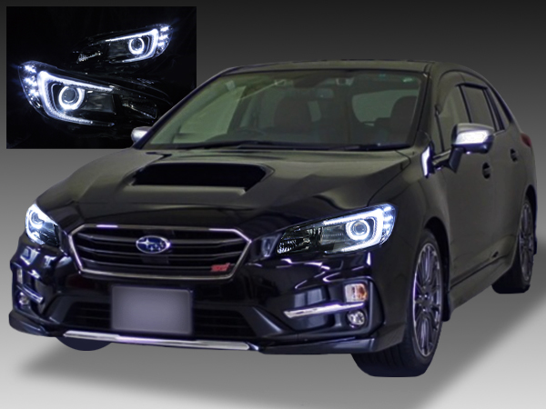 VM4/VMG レヴォーグ 前期 VAB/VAG WRX ドレスアップヘッドライト LED