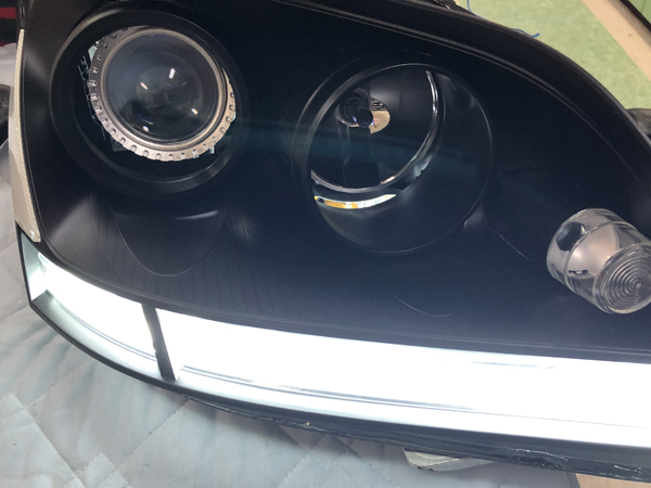 ベンツ X164 GL インナー・レンズスワップ加工 純正加工品 ドレスアップ ヘッドライト