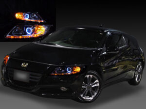 ZF1/ZF2 CR-Z 前期/中期 純正加工 ドレスアップ ヘッドライト LEDイカリング＆白橙LED増設 仕様 【車検対応】