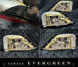 ポン付け Y33 セドリック 前期 純正加工品 クリスタル仕様 テールランプ テールライト グロリア 取り付け可能