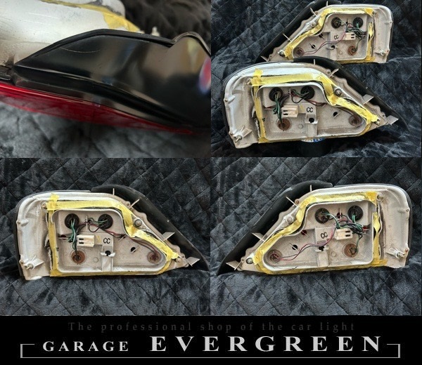 ポン付け Y33 セドリック 前期 純正加工品 クリスタル仕様 テールランプ テールライト グロリア 取り付け可能