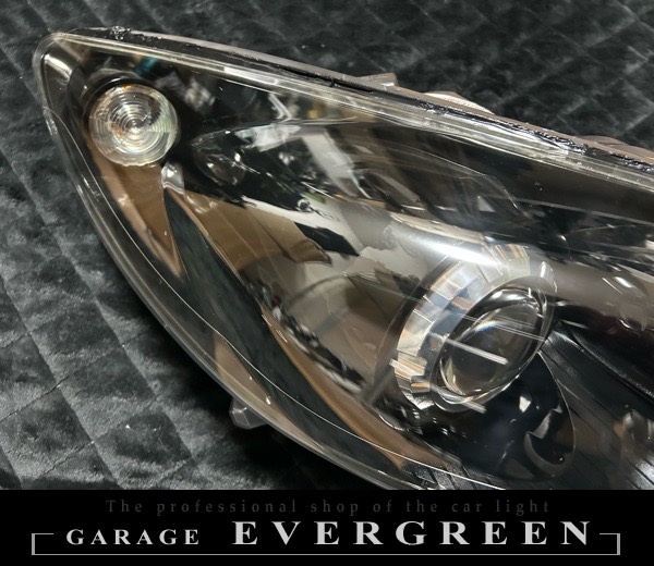 現物加工 プジョーRCZ インナーブラッククロム塗装＆レンズコーティング 純正加工品 ドレスアップヘッドライト