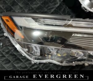 現行 RAV4 AXAH52 AXAH54 後期 ハイブリッド サイドマーカーUS用交換＆橙LED増設 仕様 純正加工品 ドレスアップ ヘッドライト