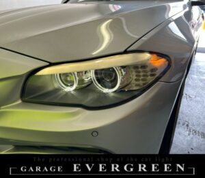 水漏れ修理 BMW 5シリーズ F10 輸入車 ヘッドライト修理