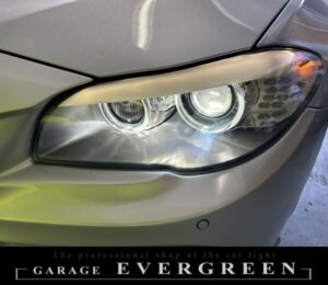 水漏れ修理 BMW 5シリーズ F10 輸入車 ヘッドライト修理