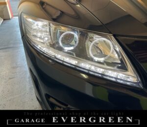 受注生産 ZF1/ZF2 ホンダ CR-Z 前期/中期 純正加工品 ドレスアップ ヘッドライト LEDイカリング4連＆白橙LED増設 仕様