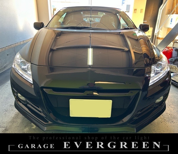 受注生産 ZF1/ZF2 ホンダ CR-Z 前期/中期 純正加工品 ドレスアップ ヘッドライト LEDイカリング4連＆白橙LED増設 仕様