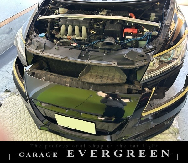 受注生産 ZF1/ZF2 ホンダ CR-Z 前期/中期 純正加工品 ドレスアップ ヘッドライト LEDイカリング4連＆白橙LED増設 仕様
