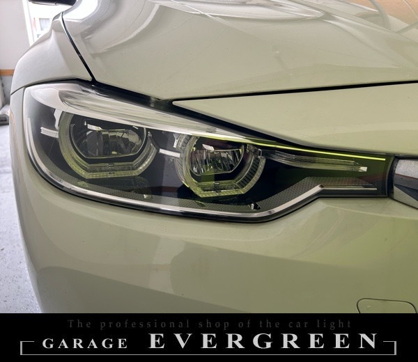 水漏れ・結露修理！BMW f30 3シリーズ 後期 ヘッドライト 修理＆クリーニング＆防水処理