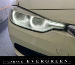 水漏れ・結露修理！BMW f30 3シリーズ 後期 ヘッドライト 修理＆クリーニング＆防水処理
