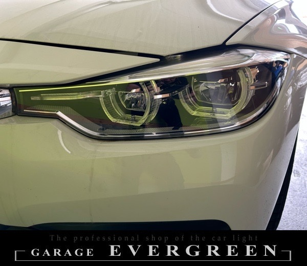 水漏れ・結露修理！BMW f30 3シリーズ 後期 ヘッドライト 修理＆クリーニング＆防水処理