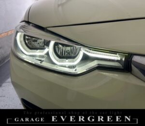 水漏れ・結露修理！BMW f30 3シリーズ 後期 ヘッドライト 修理＆クリーニング＆防水処理
