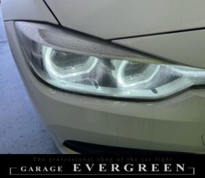 水漏れ・結露修理！BMW f30 3シリーズ 後期 ヘッドライト 修理＆クリーニング＆防水処理
