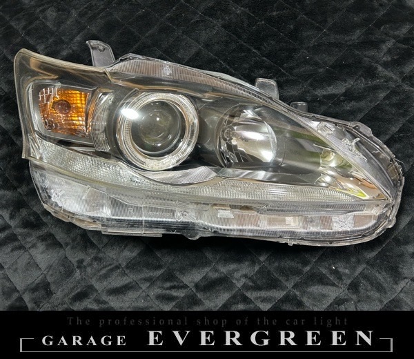 レクサス CT200h ZWA10 ハロゲン車 純正ポジション部白LED色替え＆LEDイカリング 仕様 純正加工品 ドレスアップ ヘッドライト