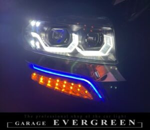 社外ヘッドライト 修理 JF/1JF2 N-BOXカスタム 水漏れ修理＆レンズクリア塗装 ヘッドライトリペア