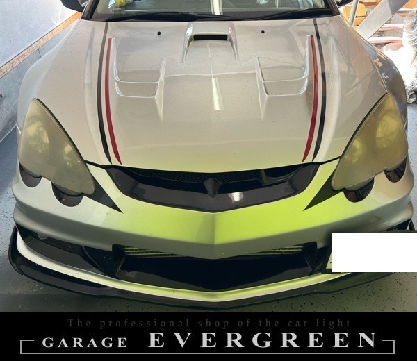 DC5 インテグラ 前期 新品 インナー艶消しブラック塗装 仕様 純正加工品 ドレスアップ ヘッドライト 交換