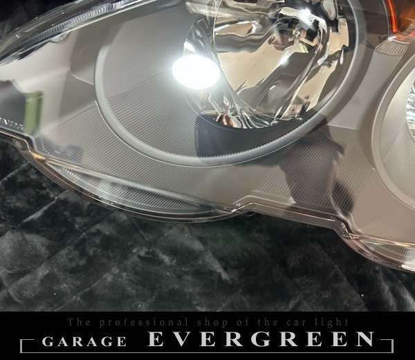 DC5 インテグラ 前期 新品 インナー艶消しブラック塗装 仕様 純正加工品 ドレスアップ ヘッドライト 交換