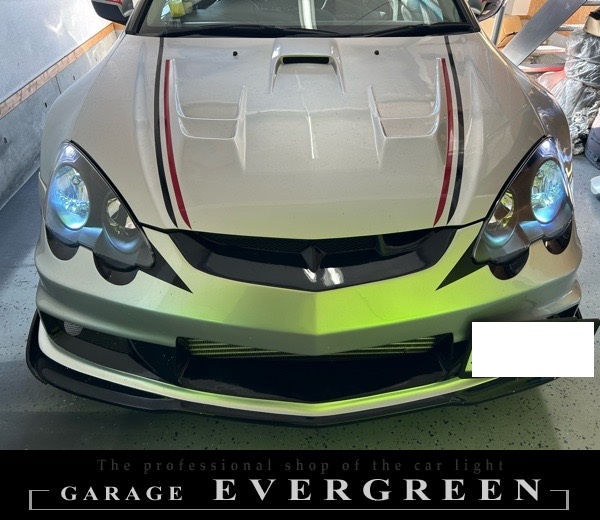 DC5 インテグラ 前期 新品 インナー艶消しブラック塗装 仕様 純正加工品 ドレスアップ ヘッドライト 交換