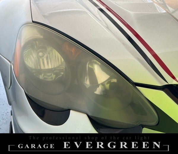 DC5 インテグラ 前期 新品 インナー艶消しブラック塗装 仕様 純正加工品 ドレスアップ ヘッドライト 交換