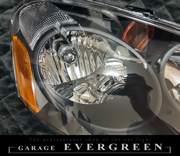 DC5 インテグラ 前期 新品 インナー艶消しブラック塗装 仕様 純正加工品 ドレスアップ ヘッドライト 交換