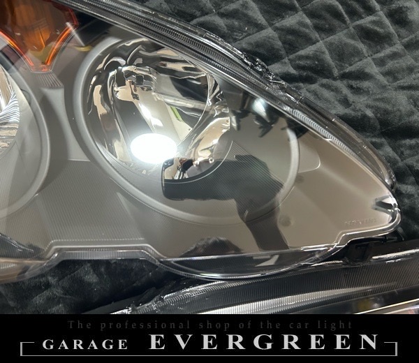 DC5 インテグラ 前期 新品 インナー艶消しブラック塗装 仕様 純正加工品 ドレスアップ ヘッドライト 交換