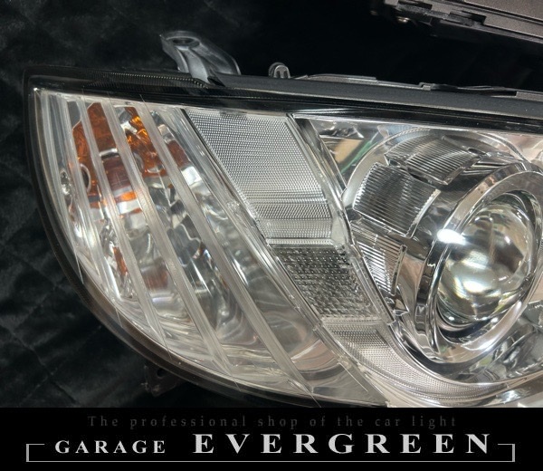 再メッキ加工！BP/BL レガシー 後期 純正 ヘッドライト レンズクリーニング＆コーティング済み