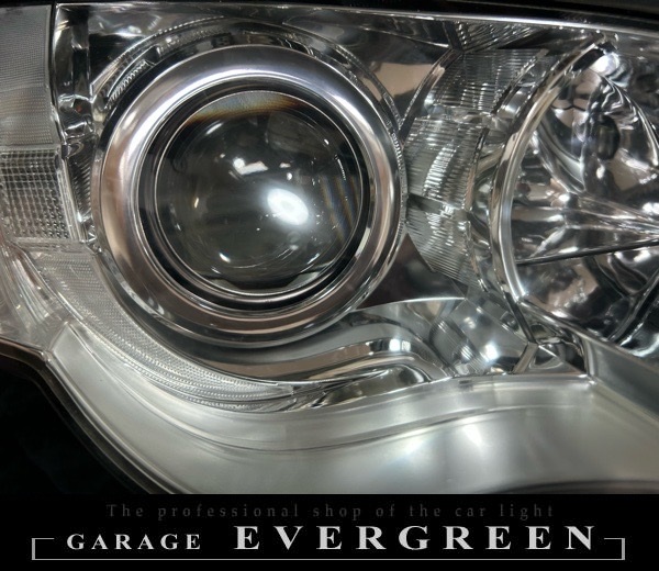 再メッキ加工！BP/BL レガシー 後期 純正 ヘッドライト レンズクリーニング＆コーティング済み