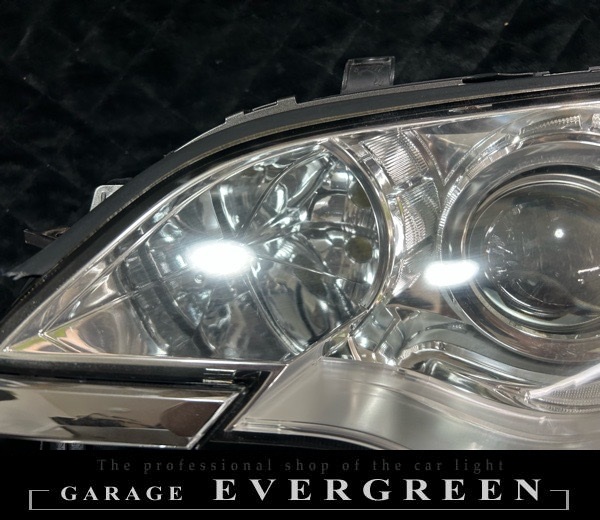 再メッキ加工！BP/BL レガシー 後期 純正 ヘッドライト レンズクリーニング＆コーティング済み