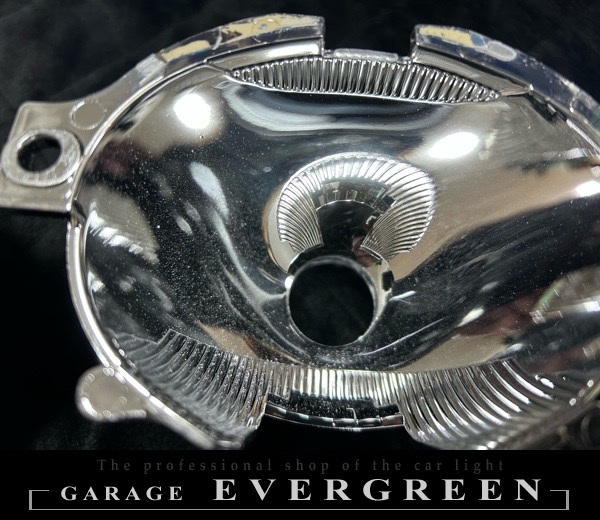 再メッキ加工！BP/BL レガシー 後期 純正 ヘッドライト レンズクリーニング＆コーティング済み