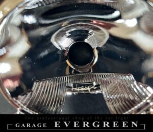 再メッキ加工！BP/BL レガシー 後期 純正 ヘッドライト レンズクリーニング＆コーティング済み