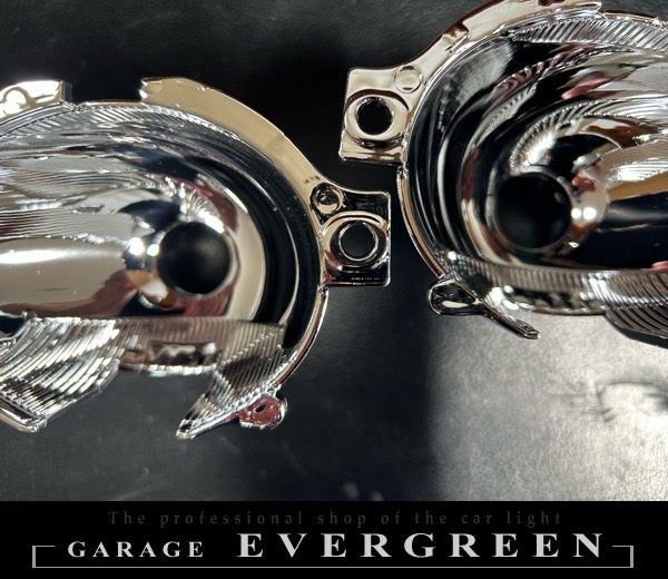 再メッキ加工！BP/BL レガシー 後期 純正 ヘッドライト レンズクリーニング＆コーティング済み