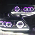 C35 ローレル 後期 メダリスト 単眼＆3連プロジェクター移植＆シーケンシャルウインカー＆RGBフルカラーLEDプロジェクター＆インナー塗装 仕様 純正加工品 ドレスアップ ヘッドライト