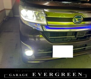 LA660 タントカスタム LEDフォグランプ化