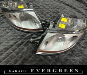 再メッキ加工！アウディ TT 8N 純正 ヘッドライト レンズクリーニング＆コーティング済み