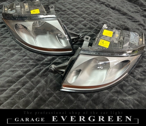 再メッキ加工！アウディ TT 8N 純正 ヘッドライト レンズクリーニング＆コーティング済み