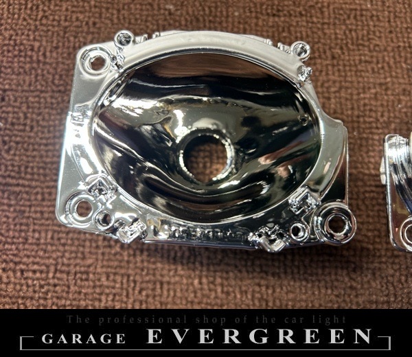 再メッキ加工！アウディ TT 8N 純正 ヘッドライト レンズクリーニング＆コーティング済み