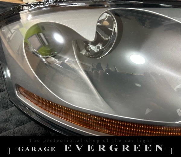 再メッキ加工！アウディ TT 8N 純正 ヘッドライト レンズクリーニング＆コーティング済み