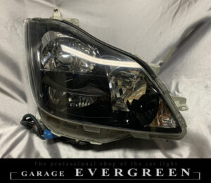 【車検対応】18系 クラウン アスリート/ロイヤルサルーン AFS有り車用 純正加工品ドレスアップヘッドライト インナーブラック塗装&レンズコーティング加工済み