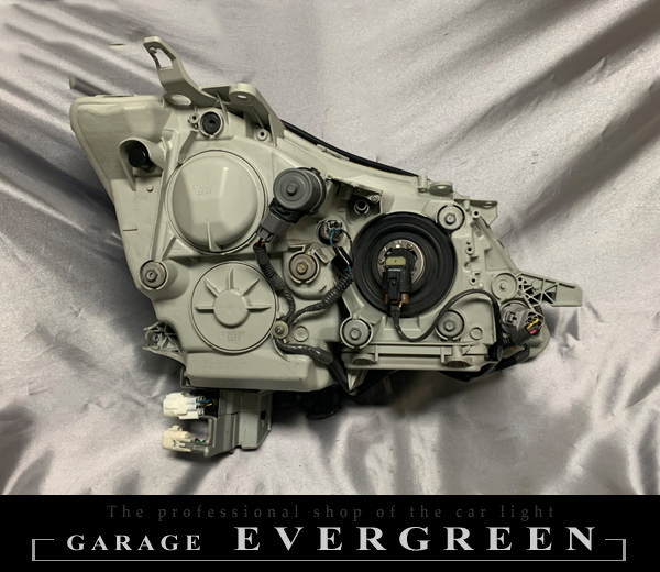 【車検対応】18系 クラウン アスリート/ロイヤルサルーン AFS有り車用 純正加工品ドレスアップヘッドライト インナーブラック塗装&レンズコーティング加工済み